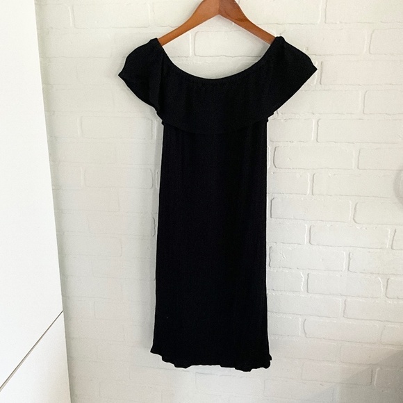Anthropologie x ICHI Mini dress Marrakech Dark romantic Black Crepe S - Picture 9 of 14